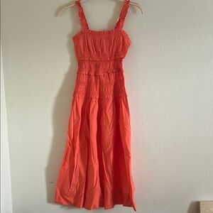Elegant Coral Maxi Dress by Eliza J